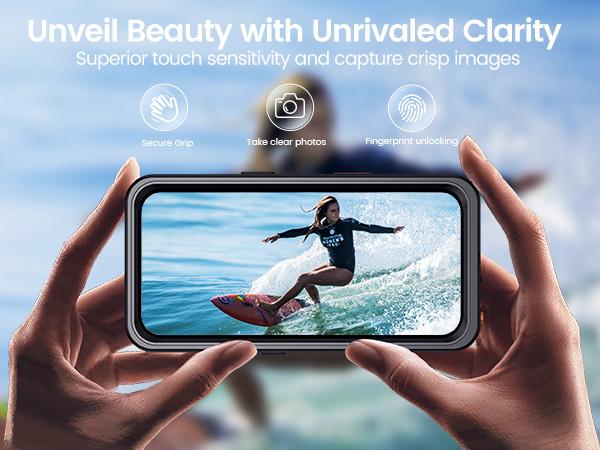 [3-in-1] Temdan Phone Case|Built in Screen Protector|Camera Lens Protector for iPhone 17/16/15/14 Pro Max/Pro/Plus/Air Case Waterproof, Shockproof, Magnetic Charging,Swimming, Snorkeling, Hiking, Riding, Boating, SummerBeach