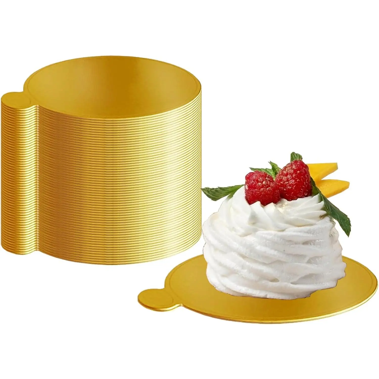Mini Cake Boards 60 count Round 3.1 inch -Graded  Cake Boards