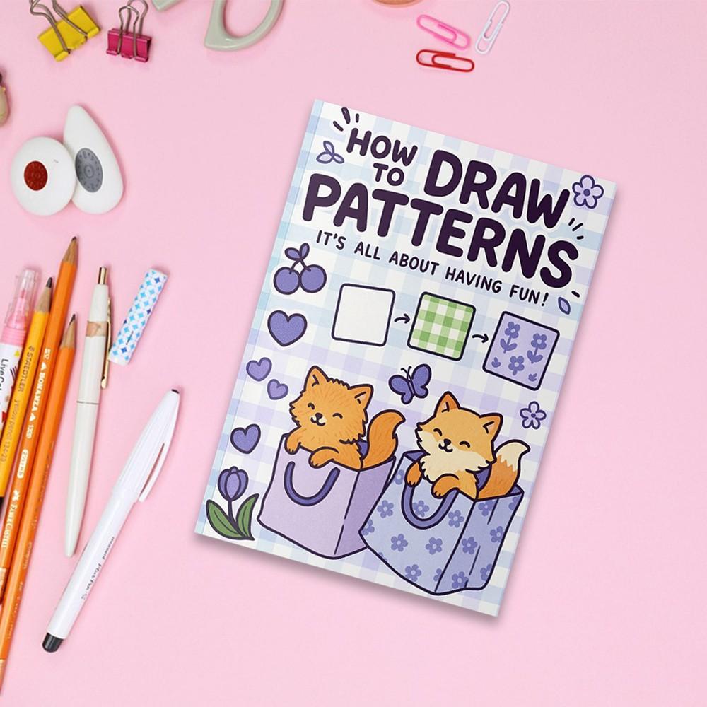 Pattern Design All-in-One Notebook - Artistic Guide & Multi-Use Drawing Composition Notebook for Creative Development Watercolor Workbook