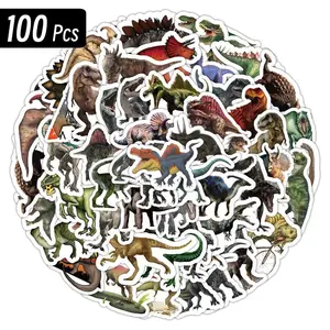 10/50/100pcs Funny Dinosaur Stickers Cartoon Decals Toy Stationery Guitar Phone Bicycle Laptop Luggage Car Graffiti Kids Sticker