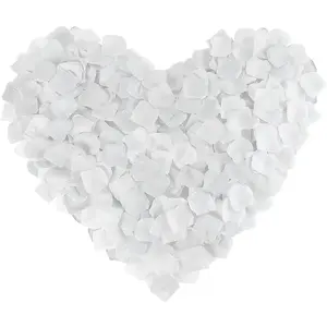 2000 Pcs Artificial White Rose Petals, Wedding Decorations, Romantic Night Set, Engagement Party Supplies, Various Holiday Ornaments