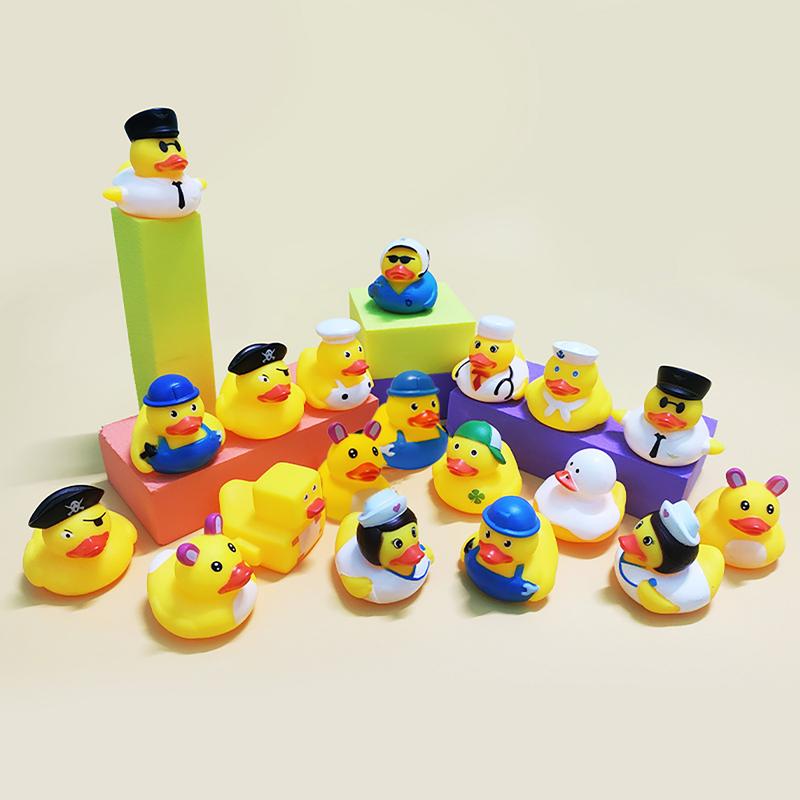 Mixed Duck Toys, Kids Pool Floats, Pool Floaters, Boy Girl Party Supplies, Mini Beach Toys, Birthday Gifts, Thanksgiving Christmas New Year Decorations