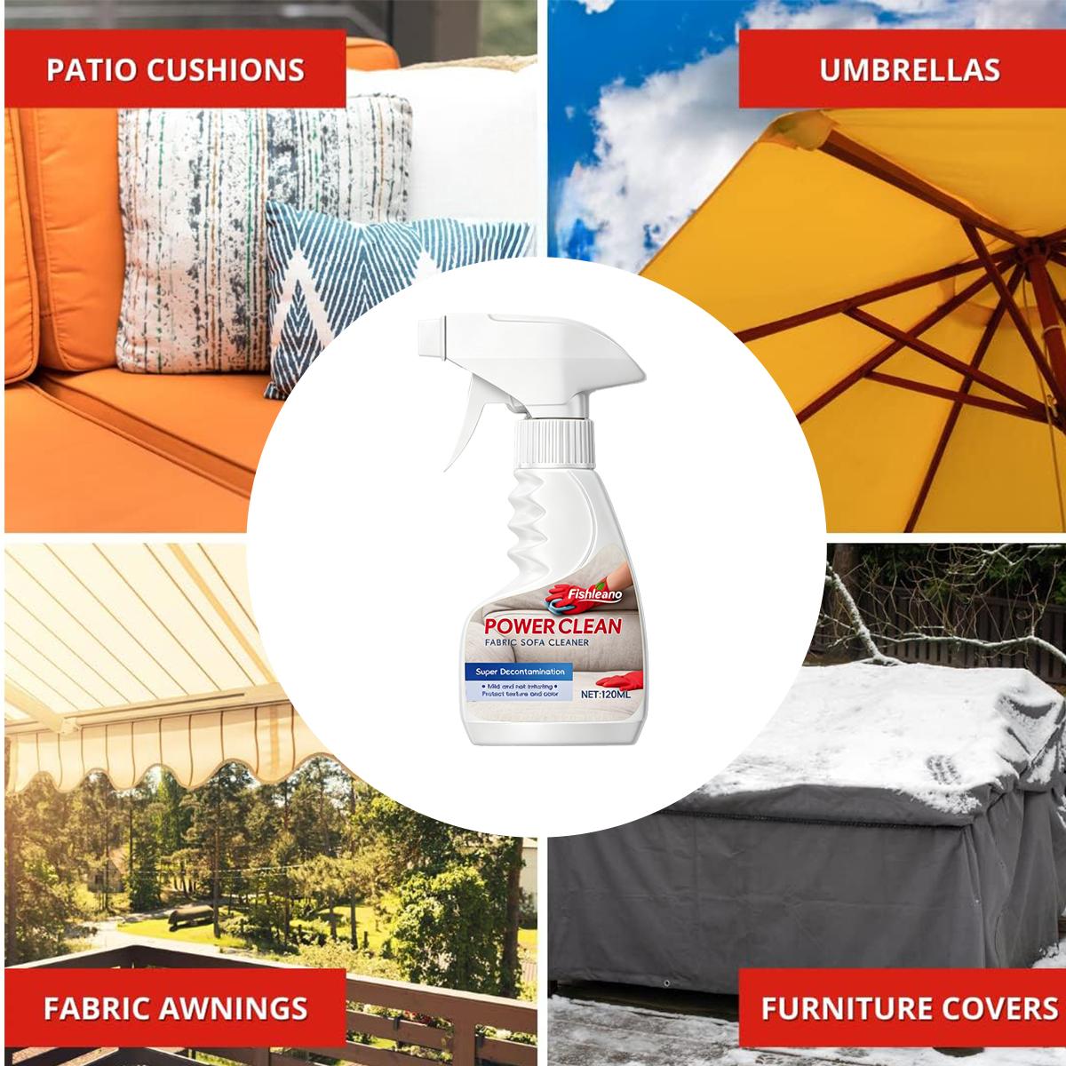 Couch Cleaner & Stain Remover Spray: Strength Multi-Surface Upholstery Cleaner - Pet-Safe Non-Toxic Quick-Drying for Fabric Sofas Carpet Furniture Couches 120ML