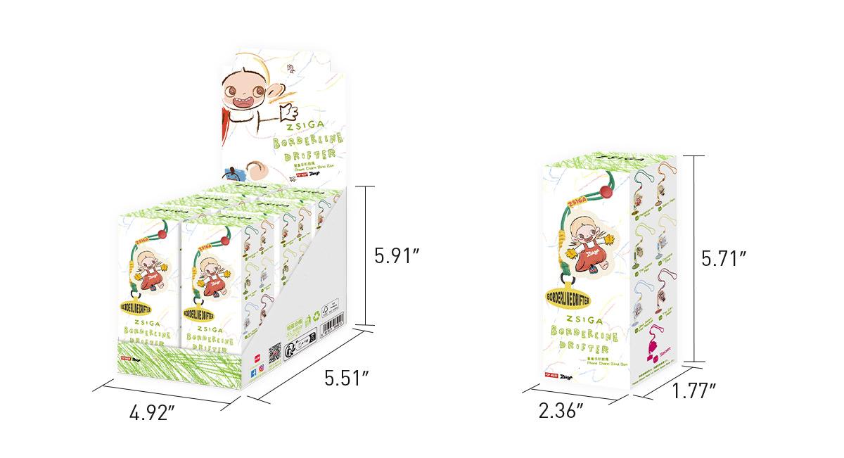 POP MART Zsiga Borderline Drifter Series-Phone Charm Blind Box