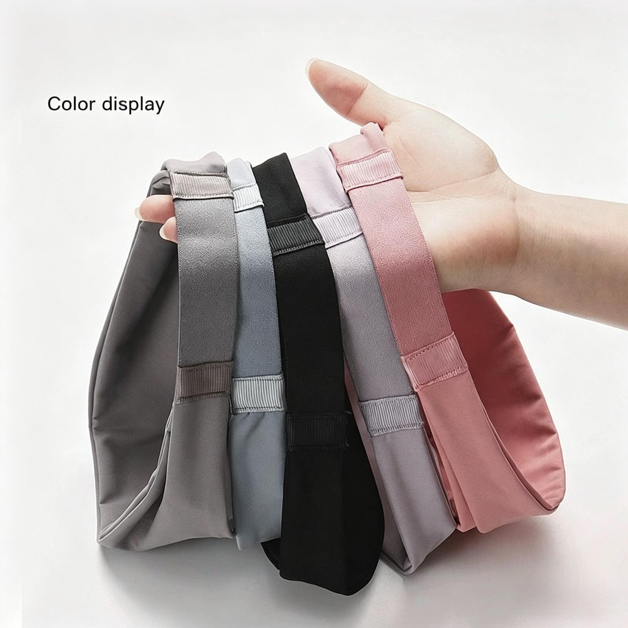 2PCS Stretchy Athletic Headband Sweat Proof Hair Band for Men Women Perfect for Yoga Cycling Basketball