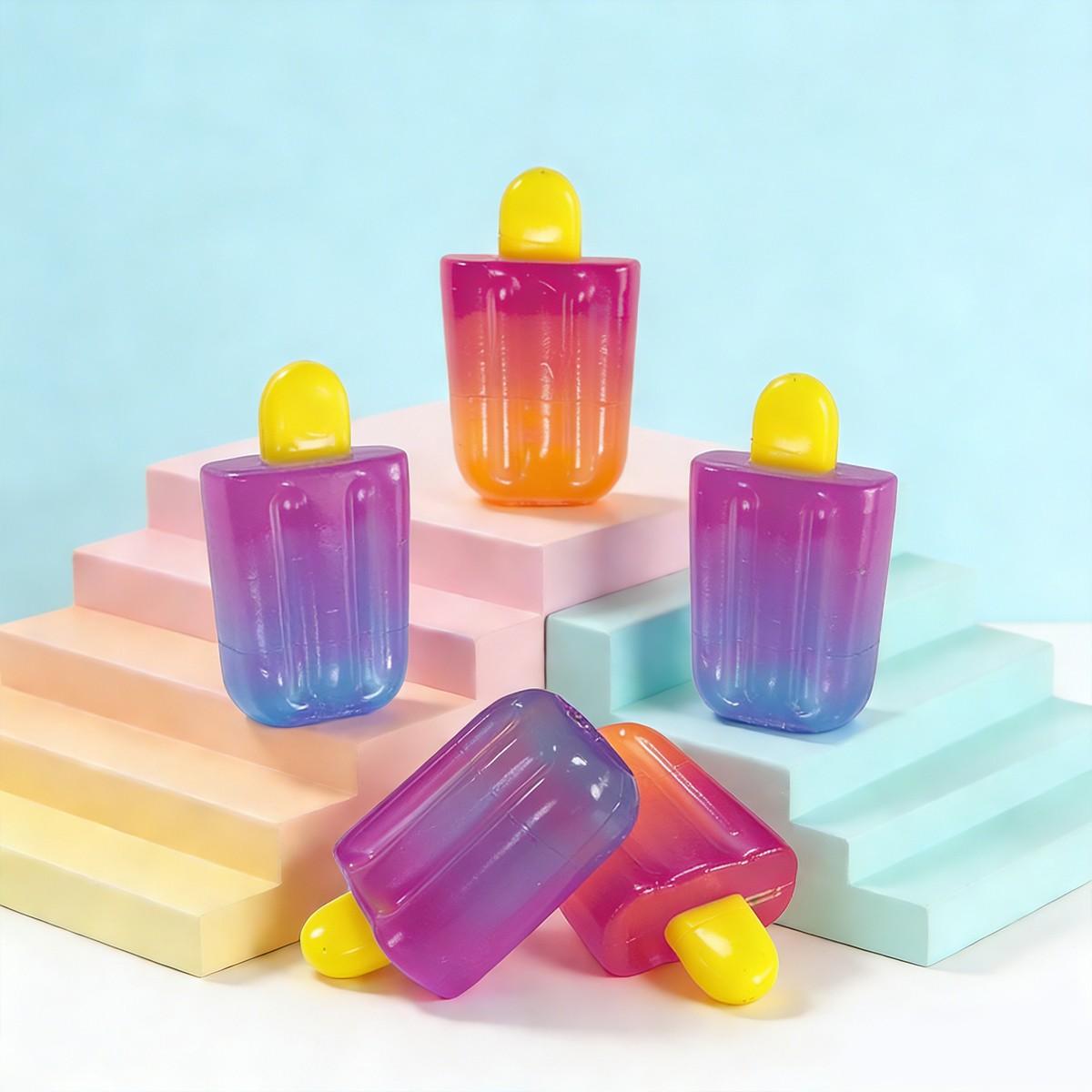 Soft Gel Ice Cream Stress Relief Toy, Squeeze Toy, Summer Ice Cream Shape, Relaxing Toy, Novelty Gift, Birthday Party Favors