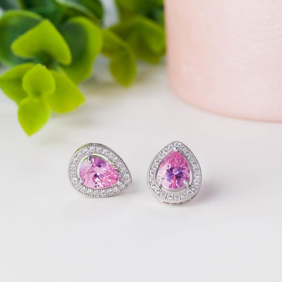 Creative Jewelry ins Feng Shui Drop Zircon Fashion Korean Edition Earrings Earrings Women's Accessories Trend Jewelry