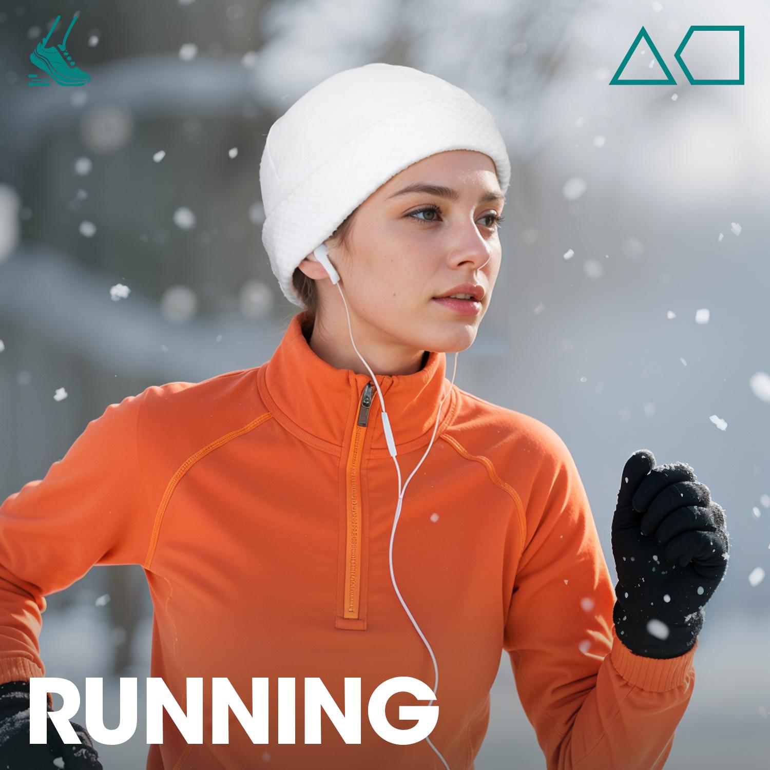 Unisex Winter Warm Skull Cap for Men Women,Lightweight Beanie Cycling Hat Breathable Helmet Liner Workout Hat