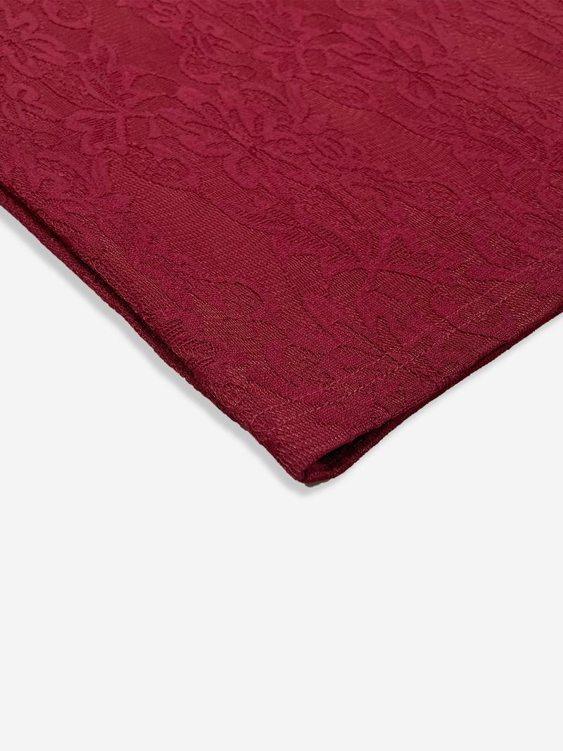 Sexy Lace Dress in Burgundy with Back Slit – Breathable, Double-Layered for Comfort and Style