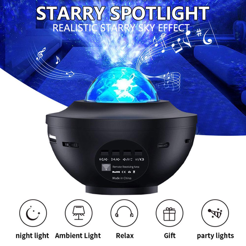 Star Projector, Galaxy Light Projector with Bluetooth Speaker, Multi-Color Dynamic Projection Star Night Light Projector for Kids & Adults' Bedrooms, Aesthetic Room Decor Enhancement, Thanksgiving & Christmas Gift