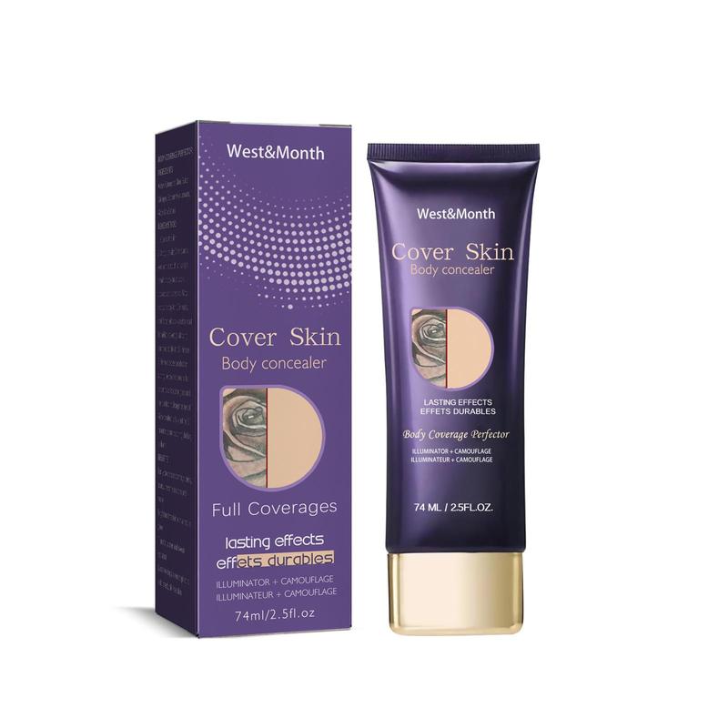 Full Coverage Liquid Concealer - Waterproof & Longwear for Dark Circles & Blemishes Cosmetic Foundation Makeup Matte