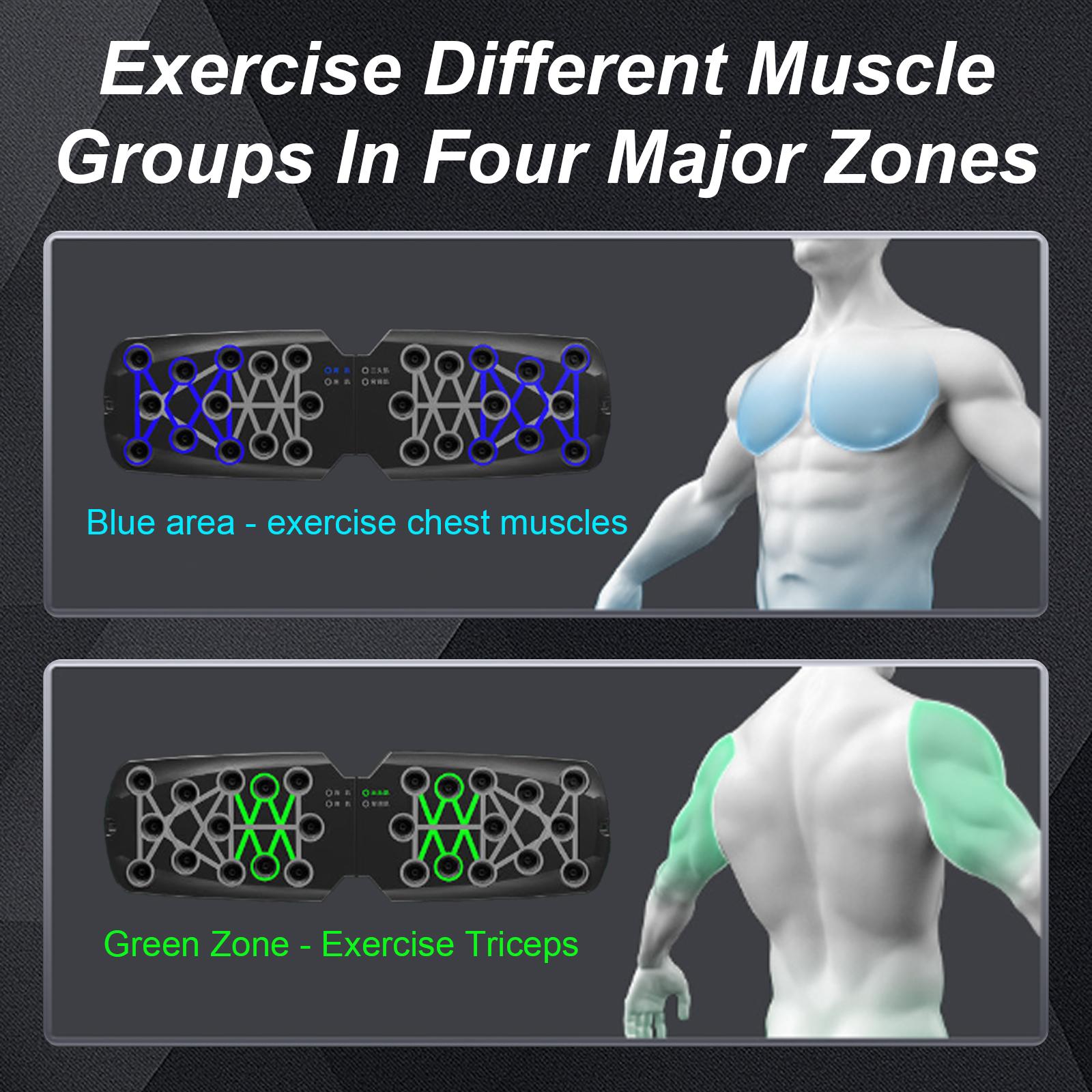 Multifunctional Push Up Trainer Board with Ergonomic Design for Chest Muscle Strength Boost Home Gym Workout Efficiency Comfortable Exercise