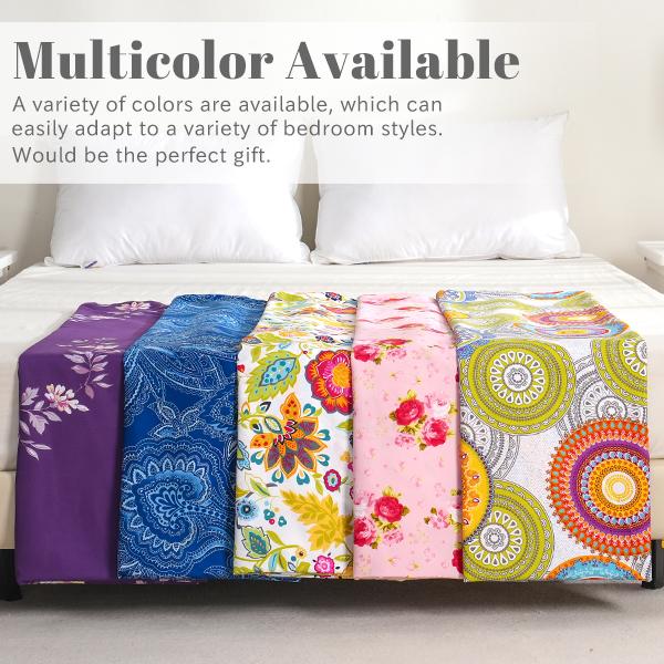 Bedlifes Bamboo Blend & Brushed Microfiber Cooling & Soft Floral Bed Sheet Set Soft 14-21"Extra Deep Pocket Bedlifes Bamboo Blend & Brushed Microfiber Cooling & Soft Floral Bed Sheet Set Soft 14-21"Extra Deep Pocket