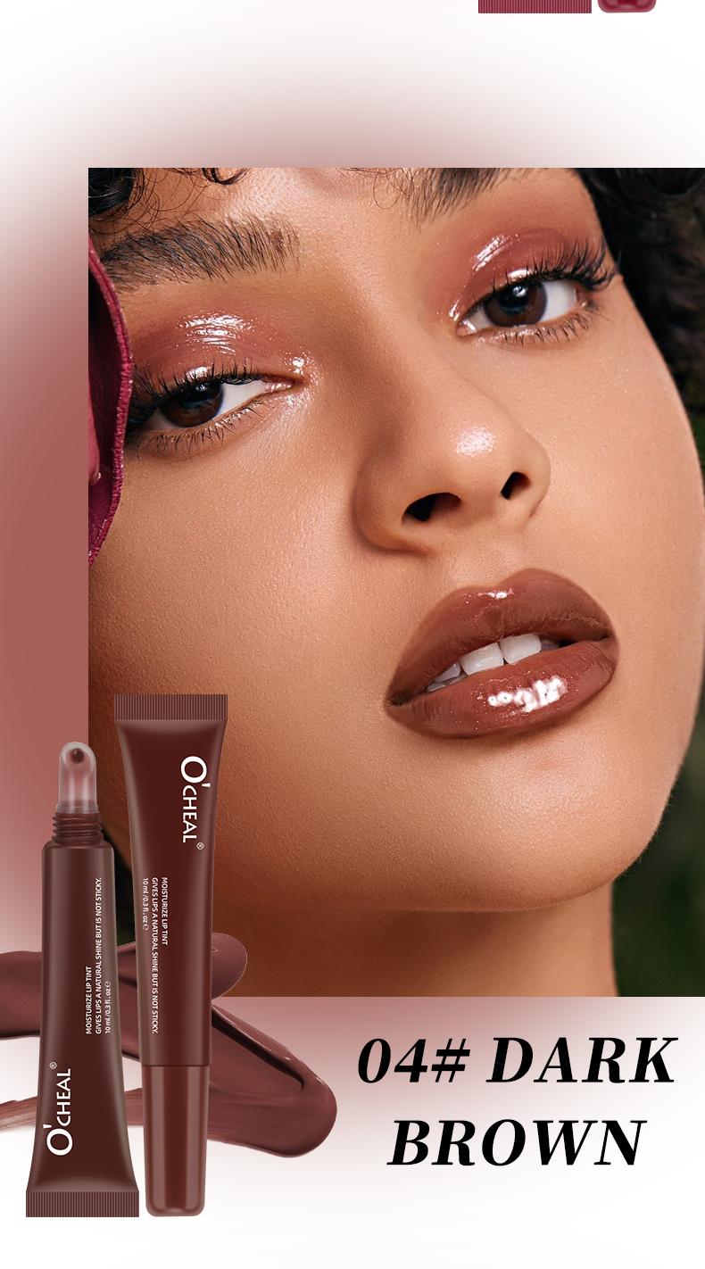 Colored Lip Gloss, Hydrating Liquid Lipstick, Shiny Mirror Finish, Moisturizing Lip Balm, Long-Lasting Non-Sticky, Glassy Lips Oil