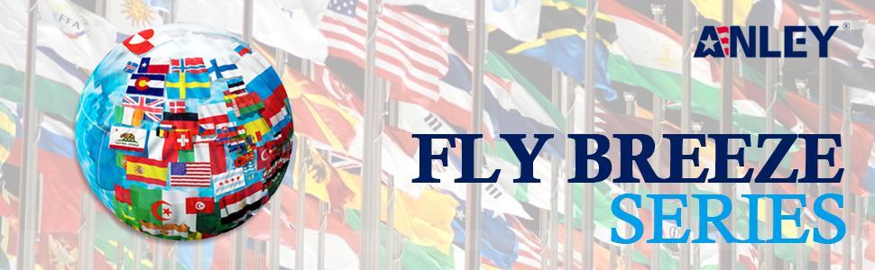 Pack of 2 Fly 3x5 Foot Flag - Vivid Color and Fade - Canvas Header and Stitched - Flags with Brass Grommets 3 X 5 Ft