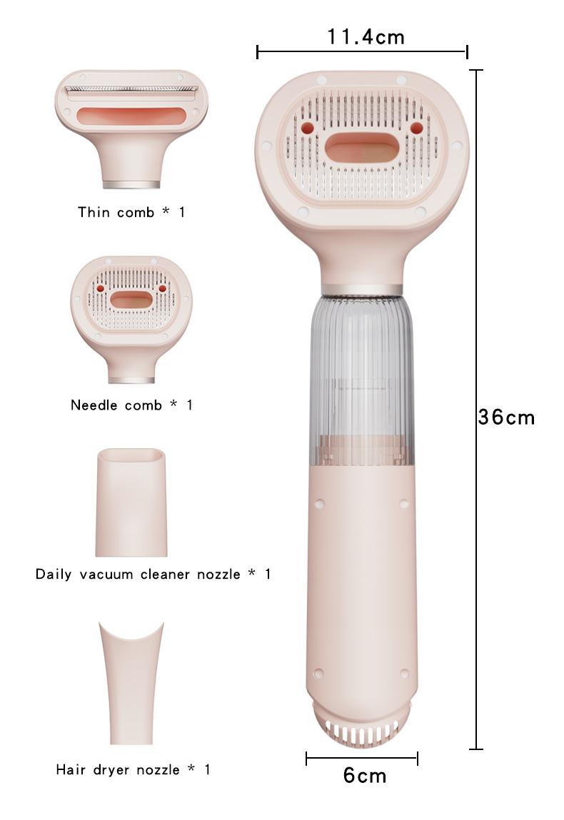 Multi-Functional Pet Hair Remover, Four-In-One Cat Hair Cleaner, Automatic Vacuum Brush, Carpet Bed Cat Fur Remover, Home Car Use