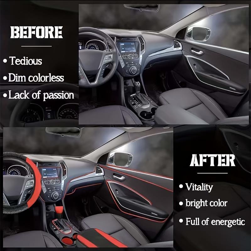 39pcs Car Interior Set, 5-Seat Memory Foam Thick Mesh Car Seat Cover, Leather Steering Wheel Cover Shoulder Cover Armrest Box Mat Coaster Shift Lever Cover Air Conditioning Vent Decorative Cover, Car Interior Kit