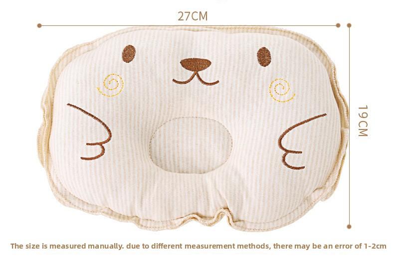 Soft Organic Cotton Baby Pillow for Newborn Comfort
