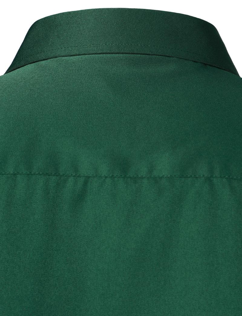 ZEROYAA Men's Casual Urban Stylish Slim Fit Short Sleeve Button Up Dress Shirt with Pocket Fabric Top Summer Outfits Men Plain Menswear Beige Tropical Vneck