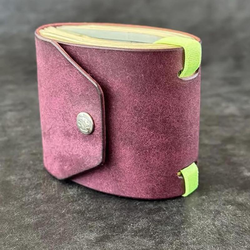 Minimalist Leatherette Cash Wallet, Fast Access Money Organizer, Portable Daily Pouch