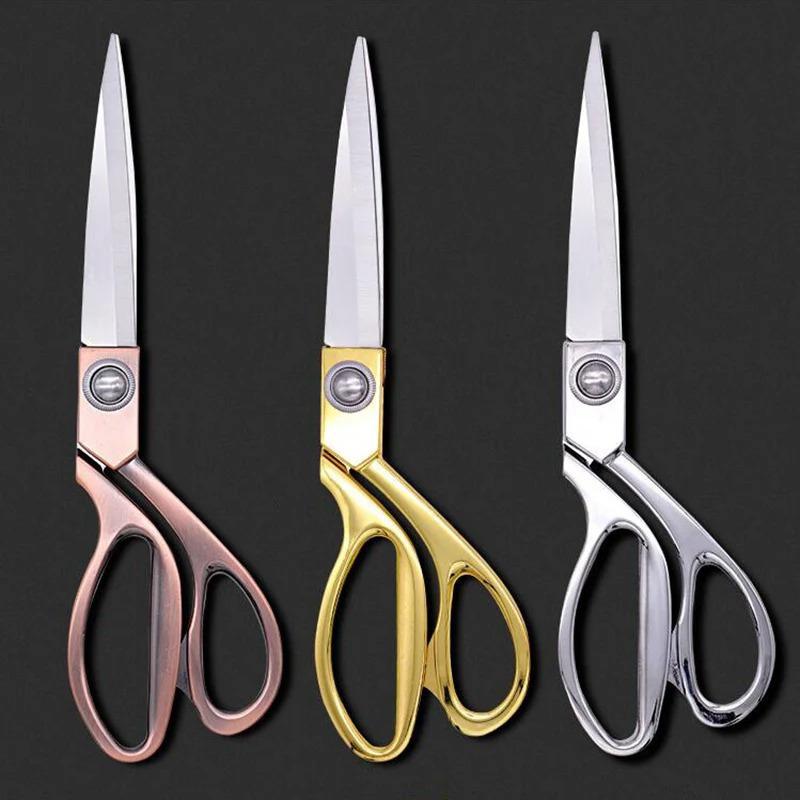 Professional sewing scissors Tailor fabric needle thread leather scissors Stainless steel sharp not hurt hands