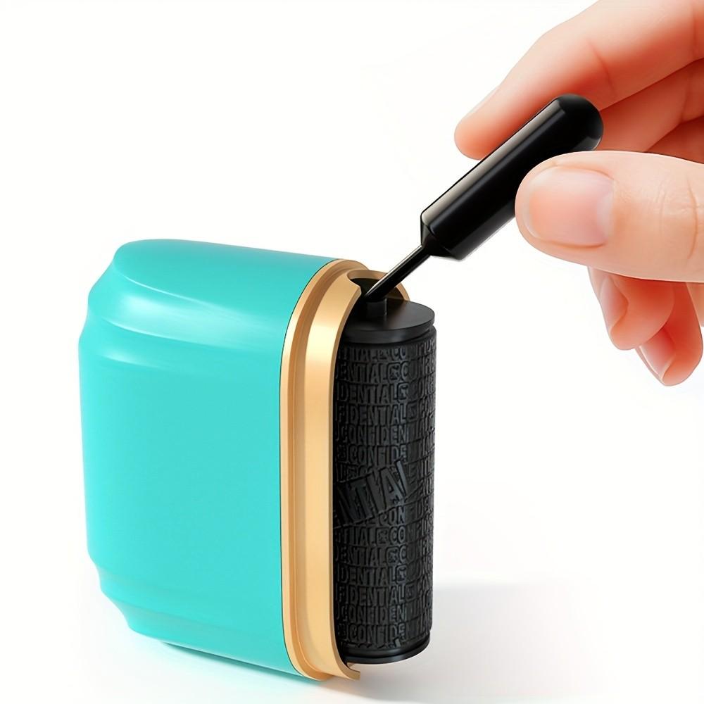 Wide-Format Large Privacy Roller Stamp for Address Covering & Confidential Protection, Essential Security Tool for Documents