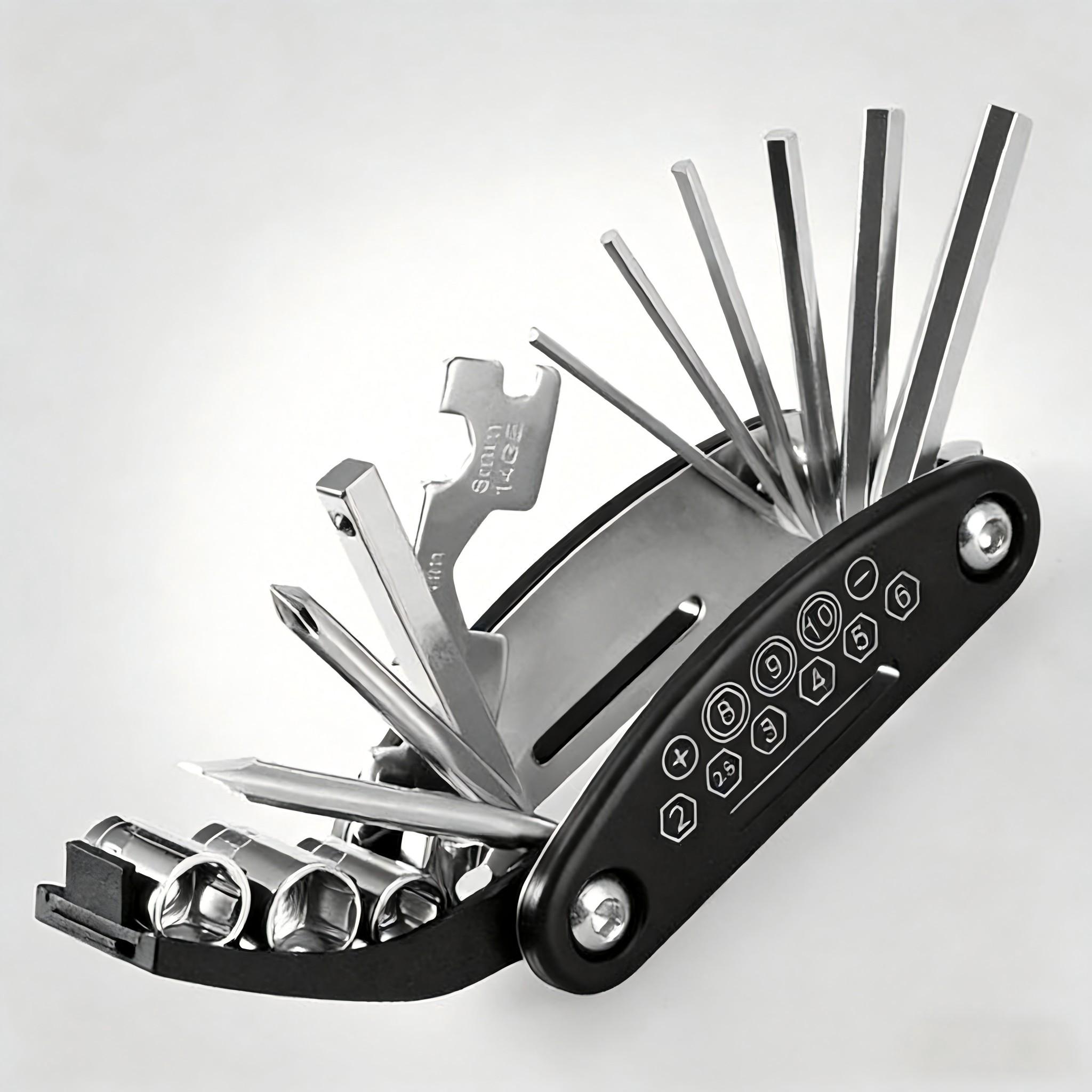 Professional Multi-Functional Foldable Socket Wrench Set, 16-In-1 ...