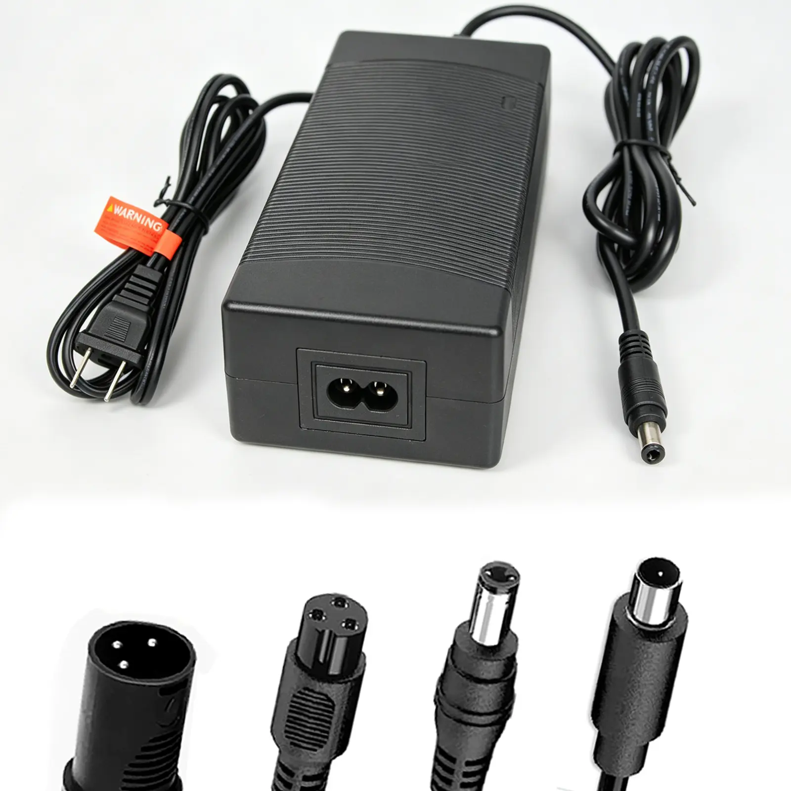 54.6V 2A CC/CV Charger - 48V eBike Fast Charger with 5.5x2.5mm/XLR, Overload Protection for Ecotric/Lectric