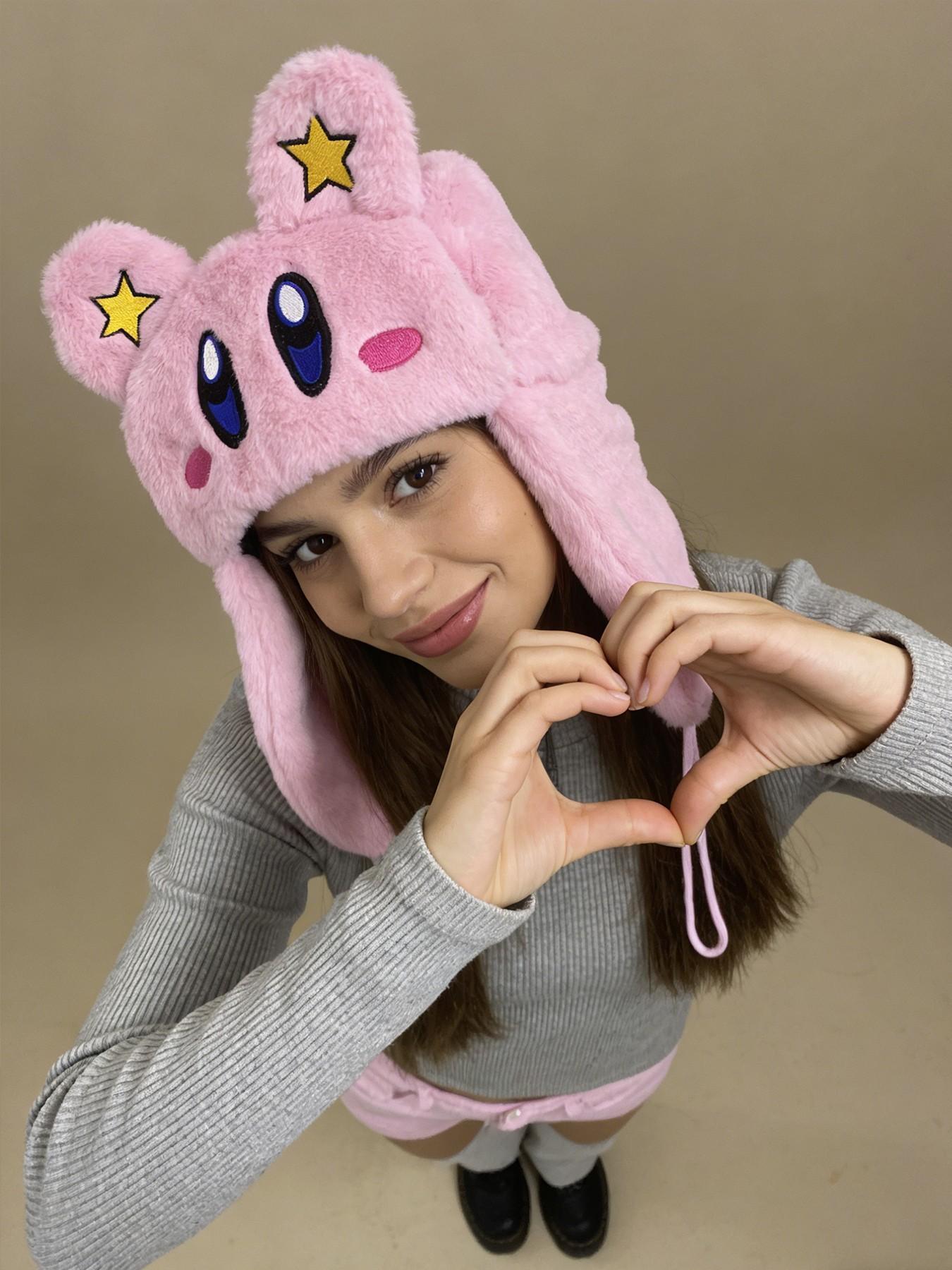 Autumn Winter Fashion Beanie Hat, Warm Cartoon Embroidery Pattern, Unisex Fitted Plush Cap, Street Style, Fall & Winter