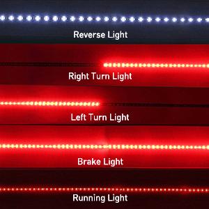 Nilight 48”/49” LED Tailgate 90 LED Red/White for Running Brake / Turn Signal / Reverse tail light strip strip Lighting dealsforyoudays Nilight 48”/49” LED Tailgate 90 LED Red/White for Running Brake / Turn Signal / Reverse tail light strip strip Lighting dealsforyoudays