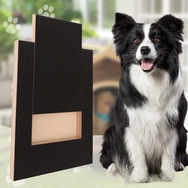 Wooden Pull-Out Dog Scratcher Board with 2 Replacement Sandpapers, Durable and Dust-Resistant, Pet Supplies, Paw Repair Board