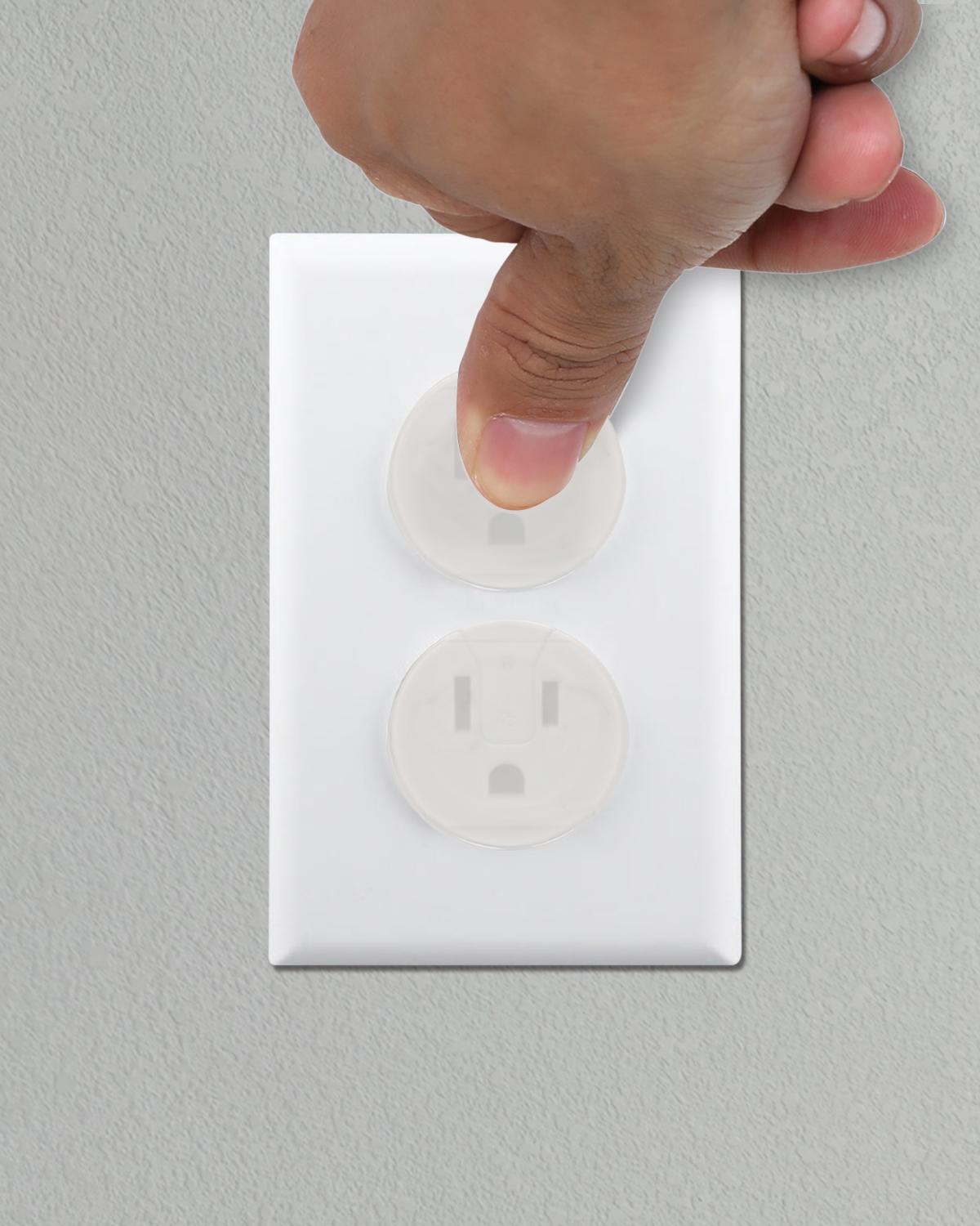 VMAISI Child Proof Outlet Covers - 38-Pack Baby Proofing Essential, Electrical Plug Protector for Toddler Safety, Easy Install, Wide Application for Home & Office