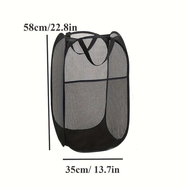 Foldable Mesh Airflow Laundry Basket, Portable Convenient Clothes Storage Basket, Household Laundry Basket for Home Use, Collapsible Laundry Hamper, Laundry Bin
