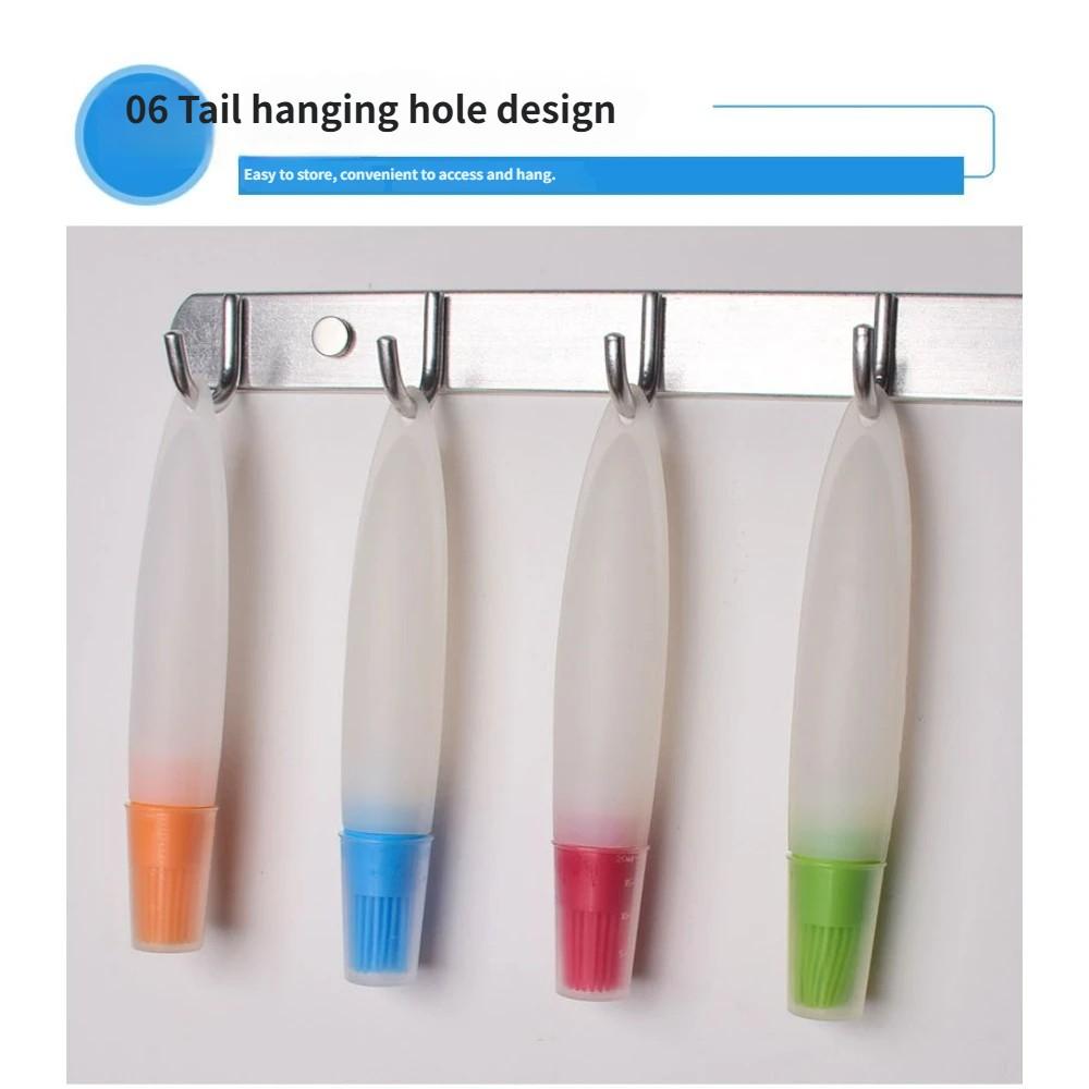 1pc High-Temperature Oil Control Brush, Precision Kitchen Tool, BBQ Grill Brush, Non-Stick Pan Oil Remover, Camping Party Essential