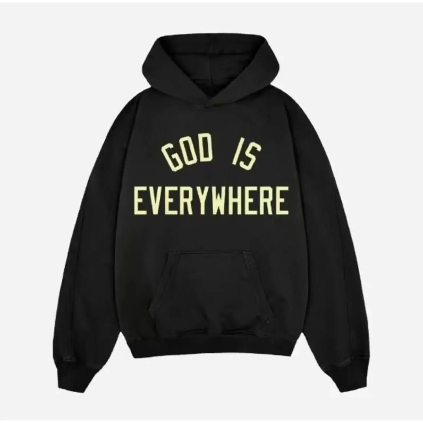 ? ? ?God Is Everywhere Graphic Hoodie & T‑Shirt, Unisex Faith‑Themed Apparel for Men Women**