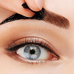 Easy Peel-Off Eyebrow Gel – Waterproof & Sweatproof, Long-Lasting Tint in Black or Brown, Medium Coverage, Suitable for All Skin Types