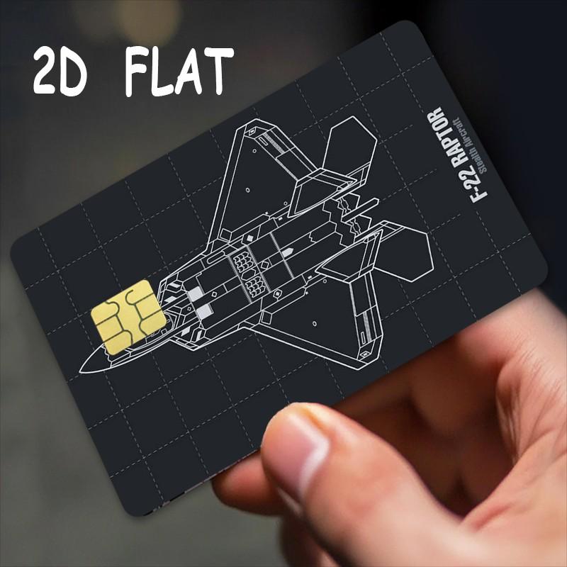 Ultra-Thin Waterproof Scratch-Resistant Credit Card Stickers, 2-Pack Personalized Bank Card Decorative Stickers, Durable Adult Use