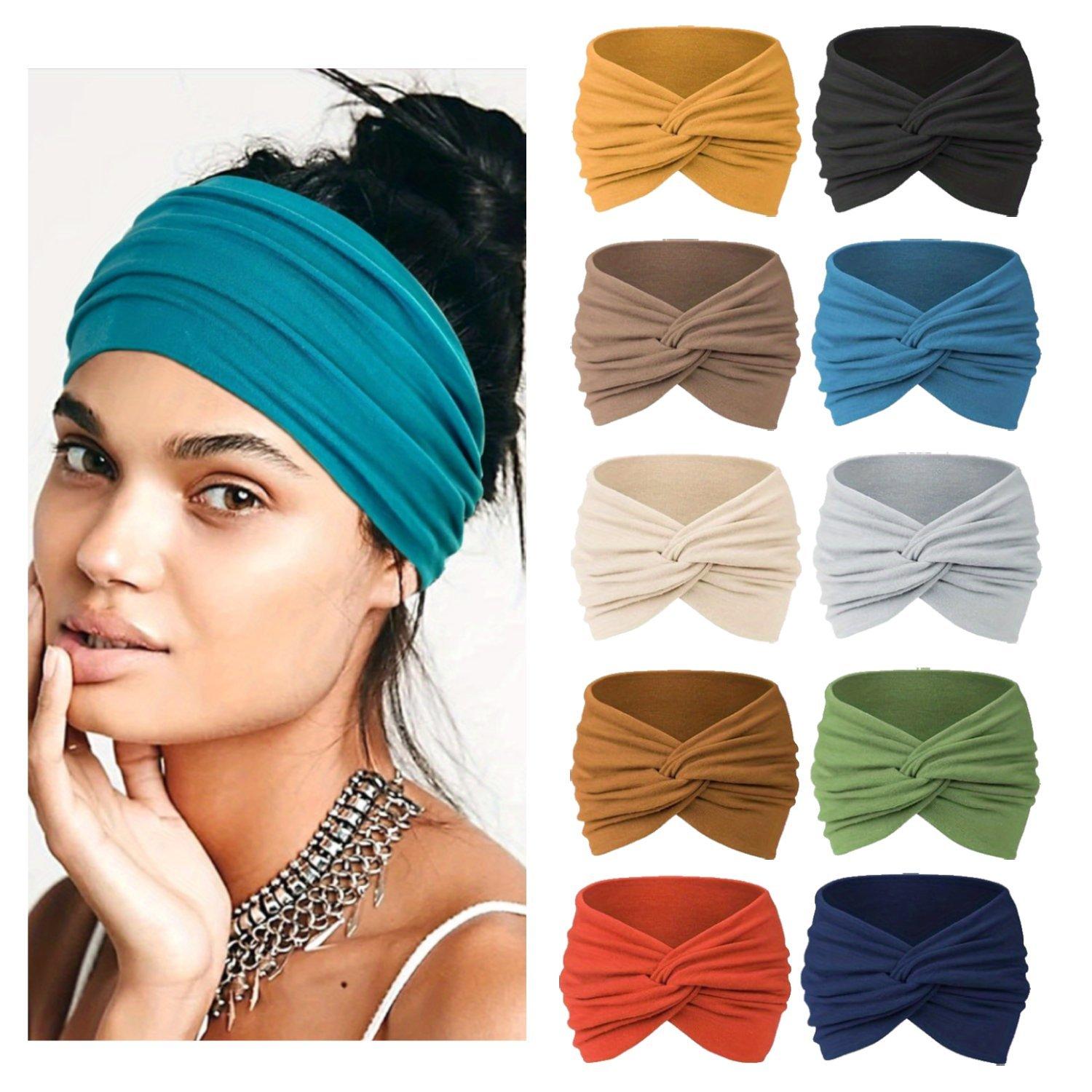4/6/8/10/12 Pack Elastic Wide Headbands, Non Slip Workout Yoga Sport Headbands for Women’s, Headbands for Women, Hair Accessories, Highly Absorbent Women's Athletic Sweatband, Face Wash Towel Hair Accessory Sports & Outdoor 4/6/8/10/12 Pack Elastic Wide Headbands, Non Slip Workout Yoga Sport Headbands for Women’s, Headbands for Women, Hair Accessories, Highly Absorbent Women's Athletic Sweatband, Face Wash Towel Hair Accessory Sports & Outdoor