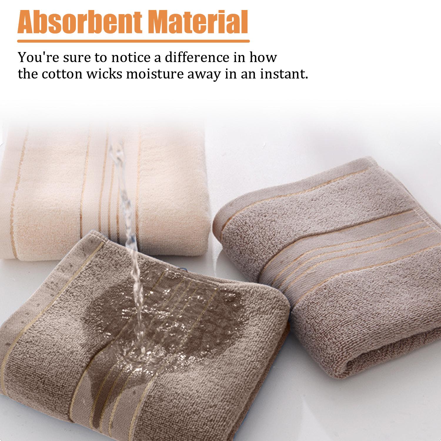 12.59×28.34 inch Pure Cotton Hand Towels, Soft Fluffy Highly Absorbent Skin-Friendly Quick Dry Towels, No Fading No Linting, Multi-use for Bathroom Gym Spa Camping Home Travel Ideal Gift