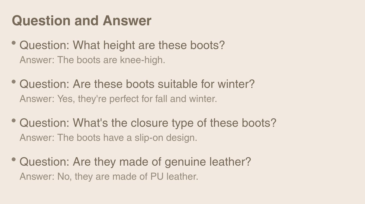 Women's Fashion Faux Leather Low Heel Boots, Casual Belted Knee High Boots, Round Toe Rubber Sole, Fall & Winter Style, Pull On Boots