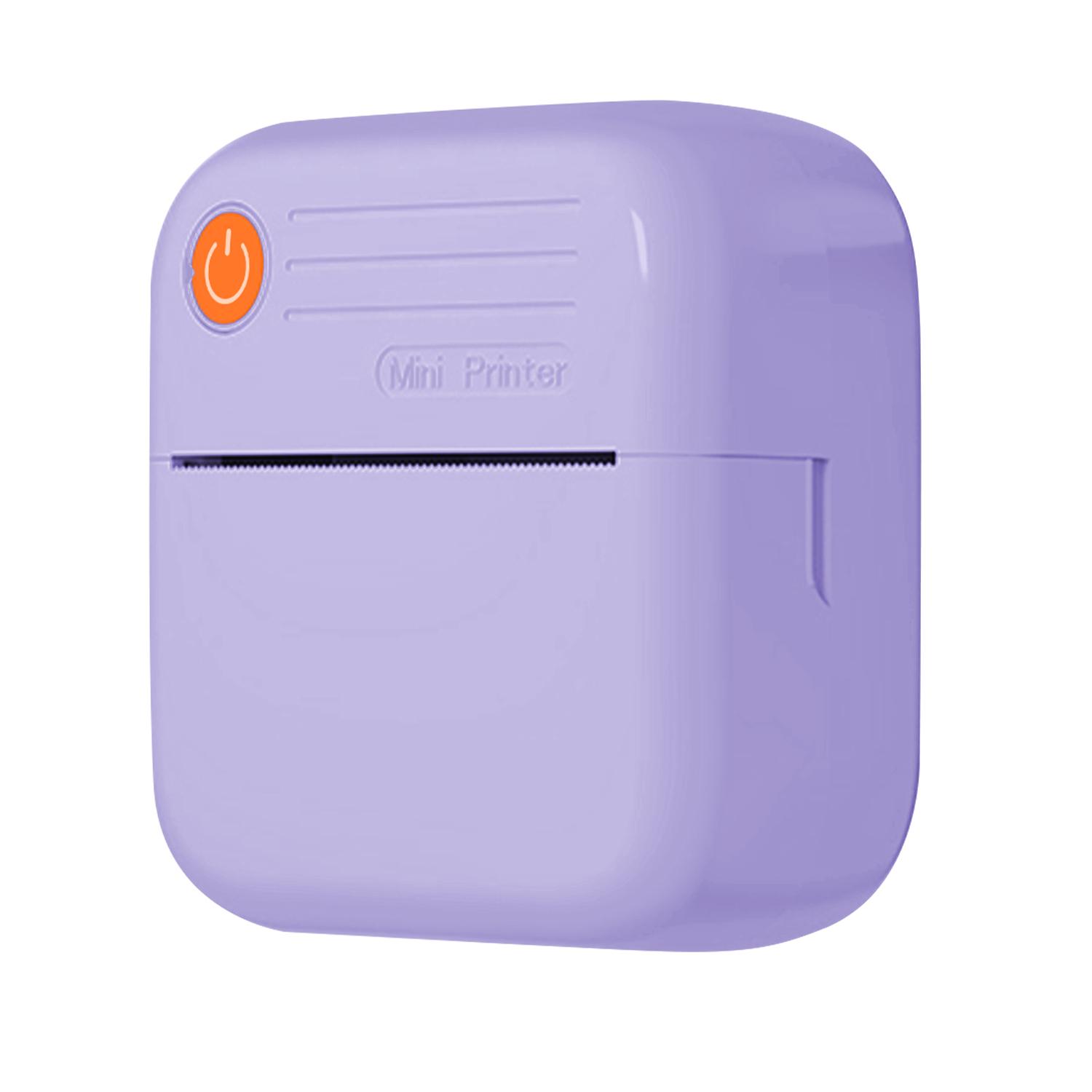 Mini Bluetooth-compatible Compatible Thermal Pocket Printer, Inkless Portable Printer, Ideal for Notes and Gifts, Print Photos, Memos, Lists, Diaries