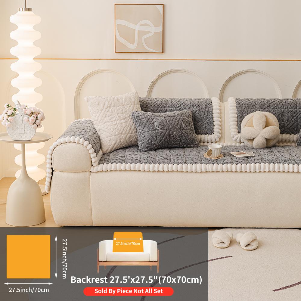 Thick Bohemian Style Quilted Sofa Cover for Autumn Winter, Non-Slip Pet Protection, Fits Two-Seat to Four-Seat Sofas #TOP PICKS
