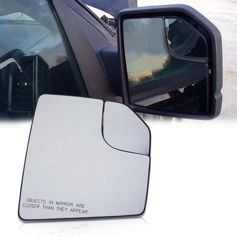 Right+Left Passenger Side Mirror Glass Replacement Fit For 15-2020 Ford F150 Pickup