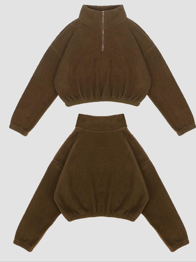 Women's Fleece-Lined Tracksuit Set, Cozy 3-Piece Outfits For Gym, Ideal Valentine'S Gift