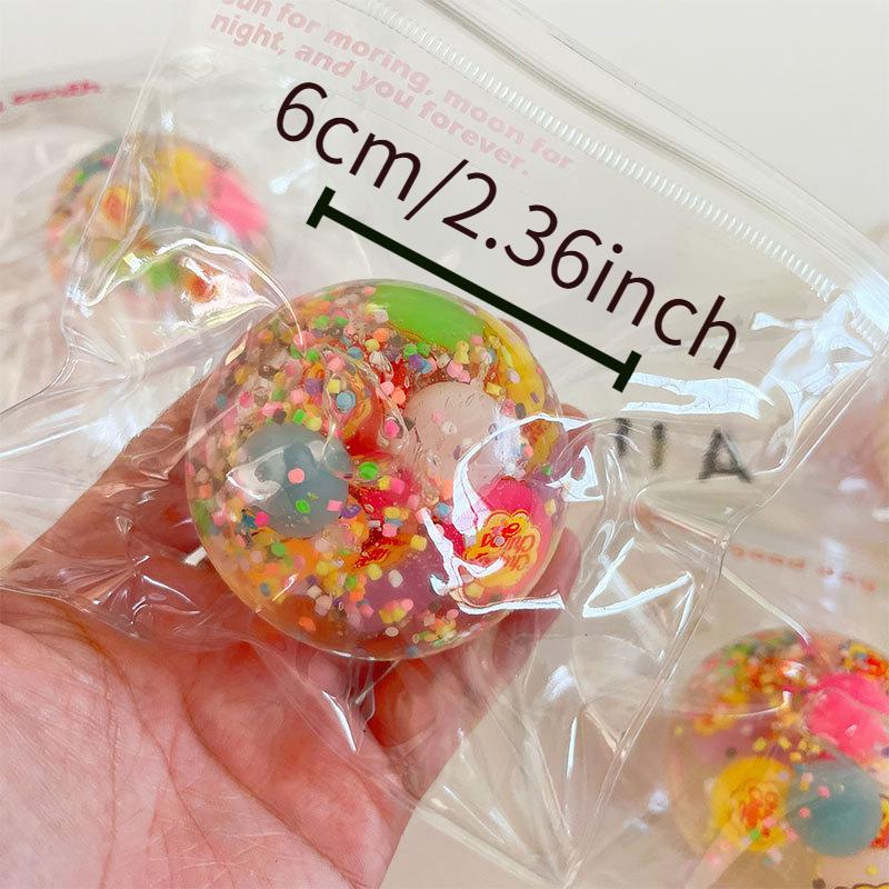 Handmade Ball Squishy, Malt Sugar Squishy, Slow Rebound, Mixed Candy Handmade Ball, Stress Relief Fidget Squeeze Toy