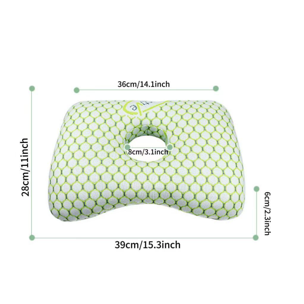 Single Hole Ear Pillow, Protective Ear Cushion for Elderly and Patients, Perforated Pillow for Adults, Beauty Salon Pillow