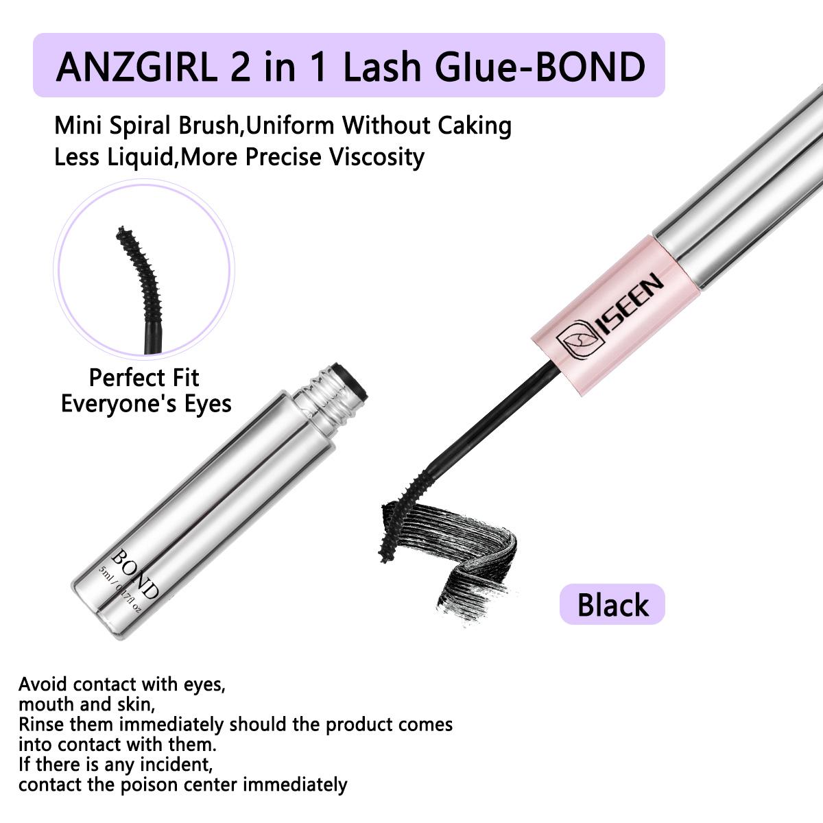 Waterproof Eyelash Glue 2-In-1 Eyelash Bond, Strong Hold Home Use, Solid Form, Non-Toxic, Long-Lasting Adhesive, Perfect for Daily Makeup