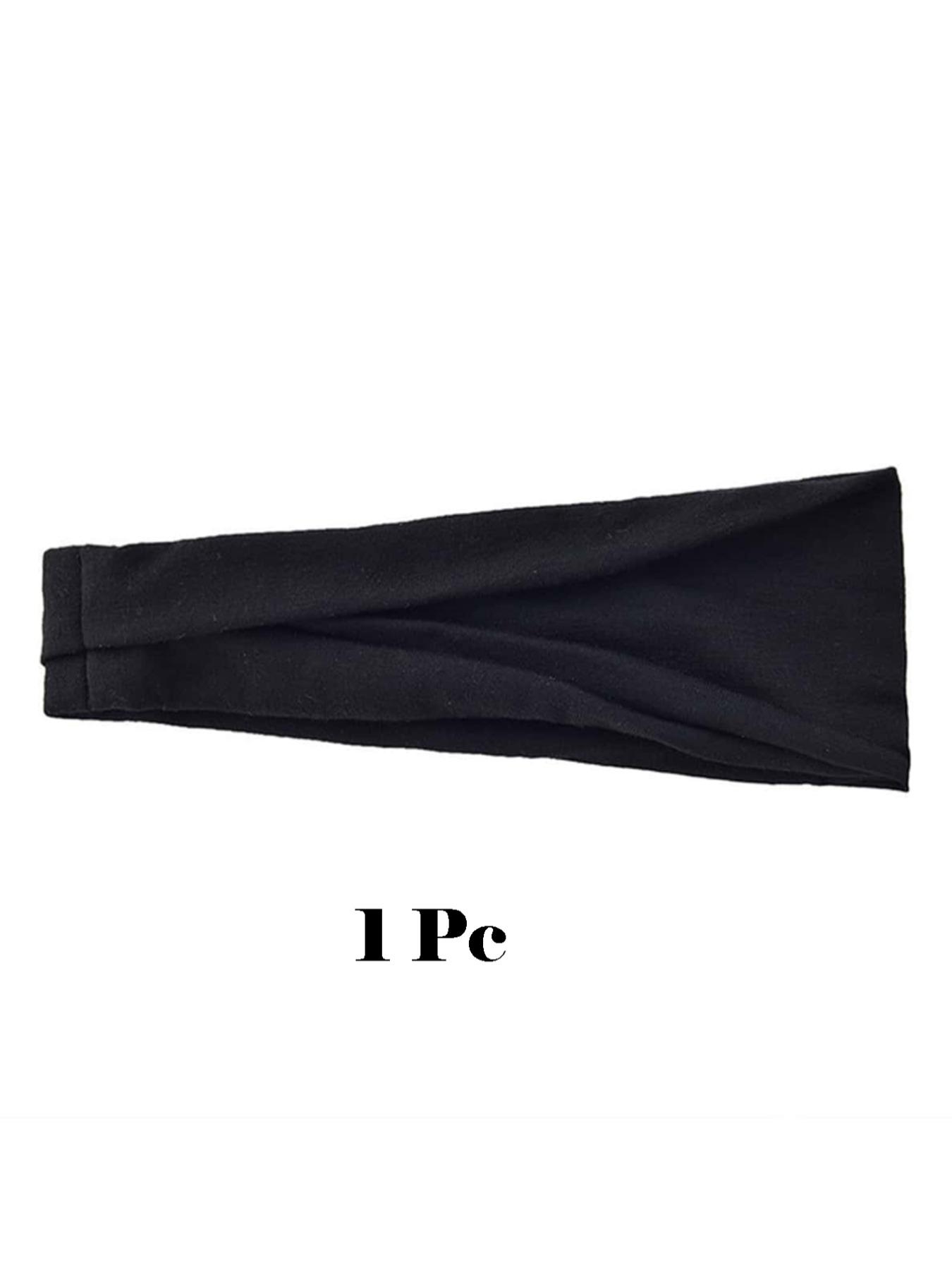 1pc Solid Fuchsia Pink Sports Yoga Headband, Moisture Wicking Elastic Workout Headband For Men & Women, Running, Fitness Women Bandanas Winter Hair Accessories Fashion Scarf Women Hair Band