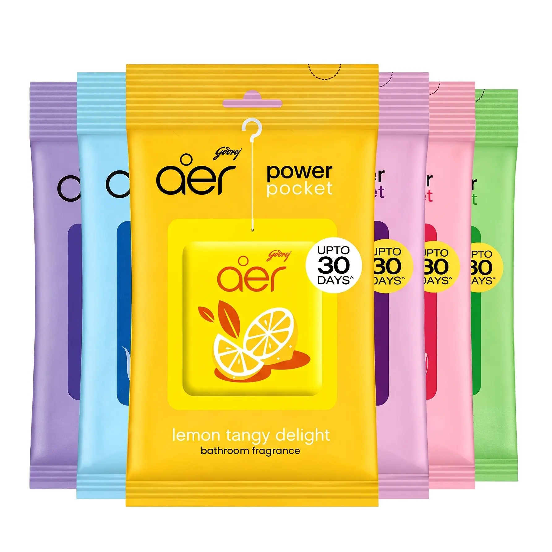 30-Day Long-Lasting Scented Air Freshener, Universal Fragrance Pack for Bathroom, Car, Closet, Persistent Odor Eliminator