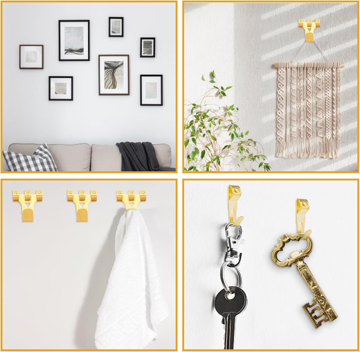 303Pcs Picture Hanging Kit, Picture Hangers Assorted Kit with Heavy Duty Picture Hanging Hooks/Hardware Nails/Sawtooth/Wire/D Rings/Level, Metal Picture Wall Hooks for Frame Canvas Mounting